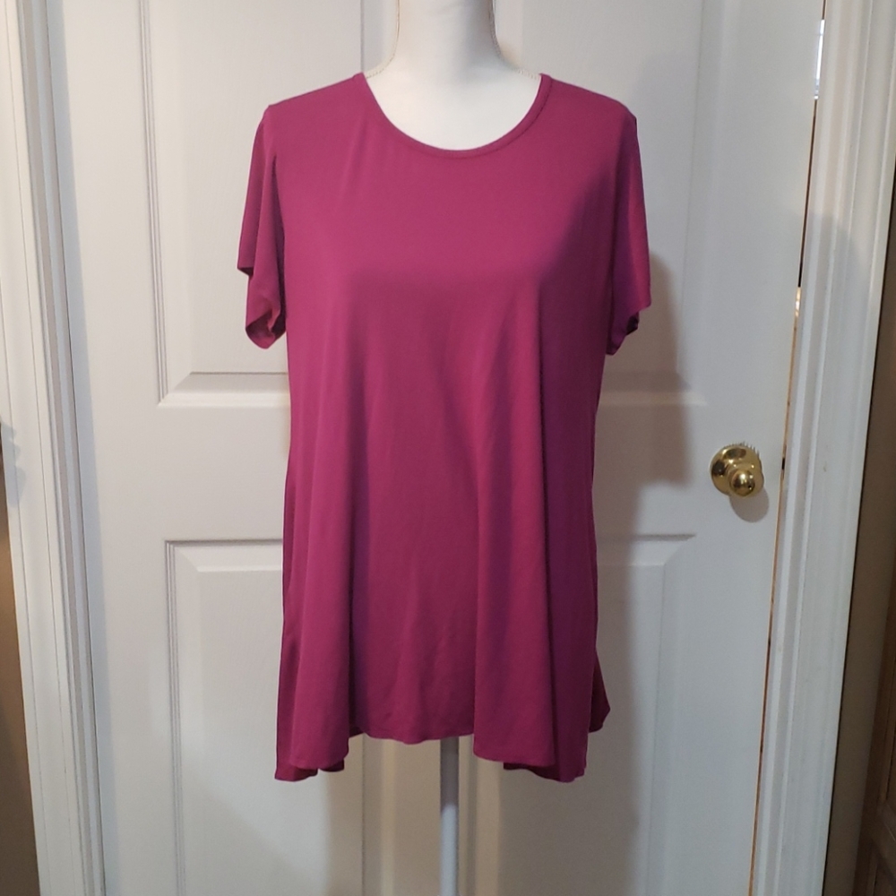 2X  Fuschia tunic